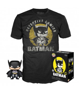 DC Comics POP! & Tee Box Batman Sun Faded Exclusive